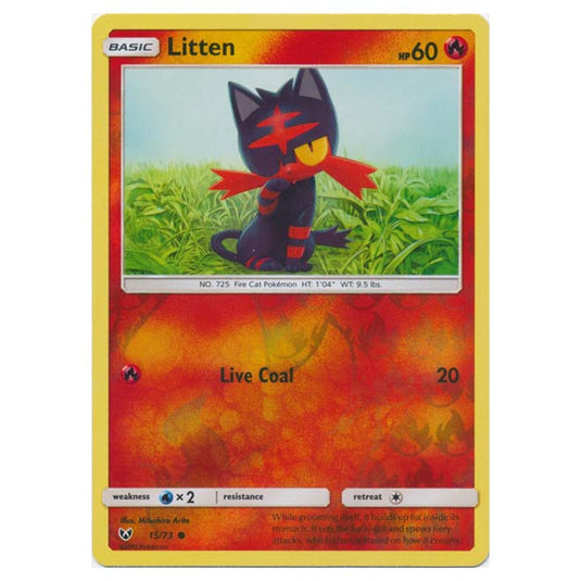 Pokemon - Shining Legends - (Reverse Holo) - Litten - 15/73