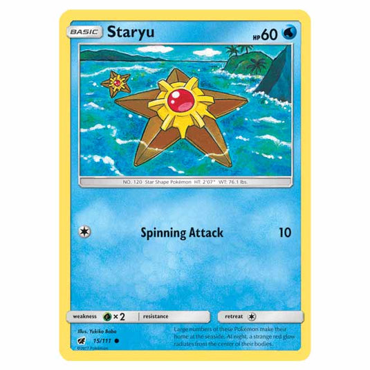 Pokemon - Sun & Moon - Crimson Invasion - Staryu - 15/111