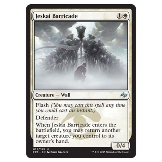 Magic the Gathering - Fate Reforged - Jeskai Barricade - 15/185