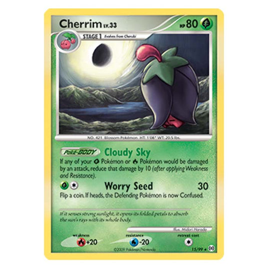 Pokemon - Platinum Arceus - Cherrim - 15/99