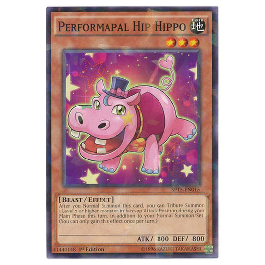Yu-Gi-Oh! - Star Pack ARC-V - Performapal Hip Hippo (Shatterfoil Rare) SP15-EN015