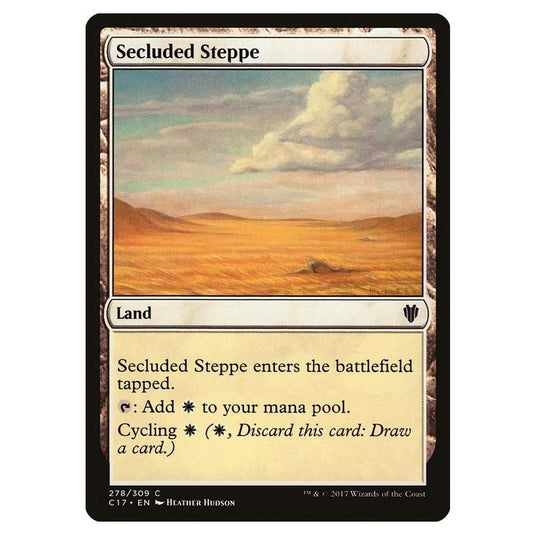 Magic The Gathering - Commander 2017 - Secluded Steppe - 278/309