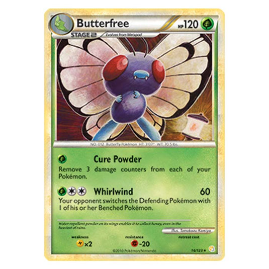 Pokemon - HGSS - Butterfree - 16/123