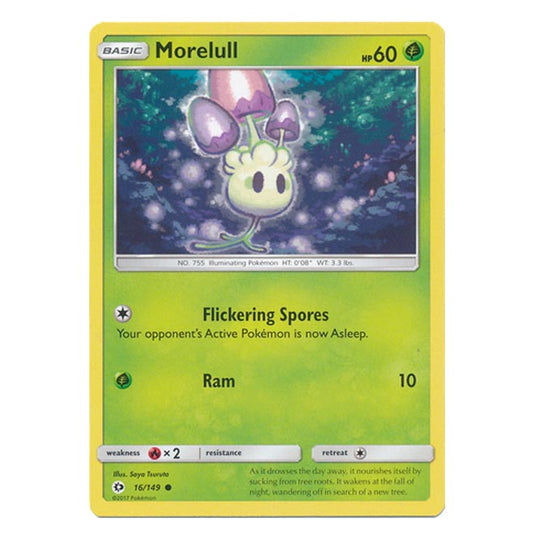 Pokemon - Sun & Moon - Base Set - Morelull - 16/149