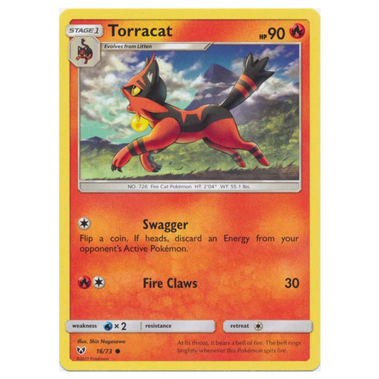 Pokemon - Shining Legends - Torracat - 16/73