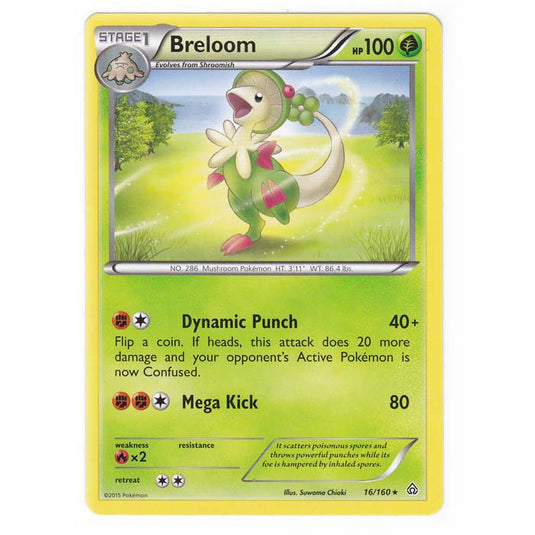 Pokemon - XY Primal Clash - Breloom - 16/160