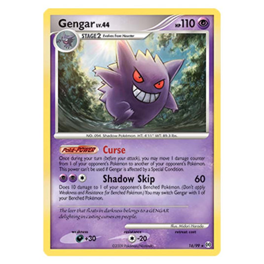 Pokemon - Platinum Arceus - Gengar - 16/99