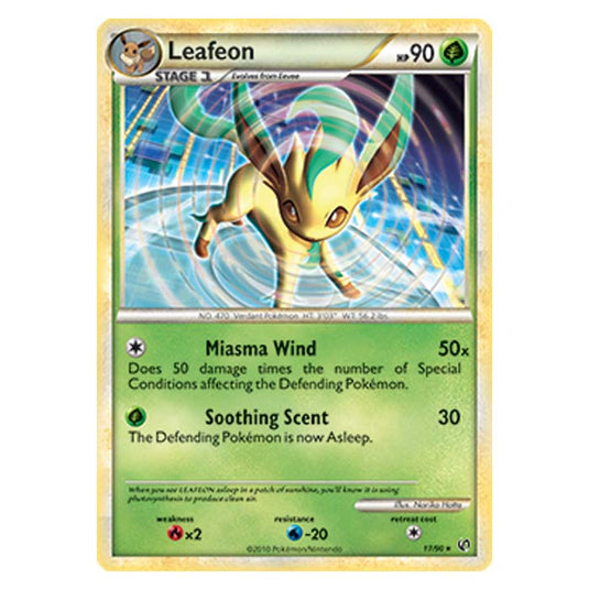 Pokemon - HGSS Undaunted - Leafeon - 17/90