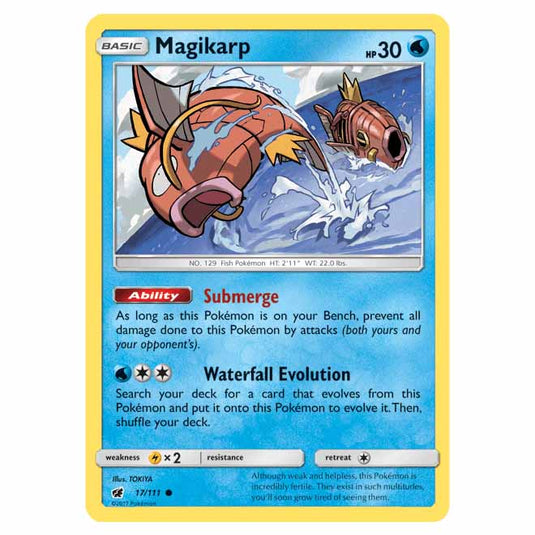 Pokemon - Sun & Moon - Crimson Invasion - Magikarp - 17/111