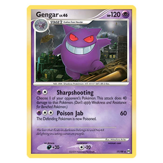 Pokemon - Platinum Arceus - Gengar - 17/99