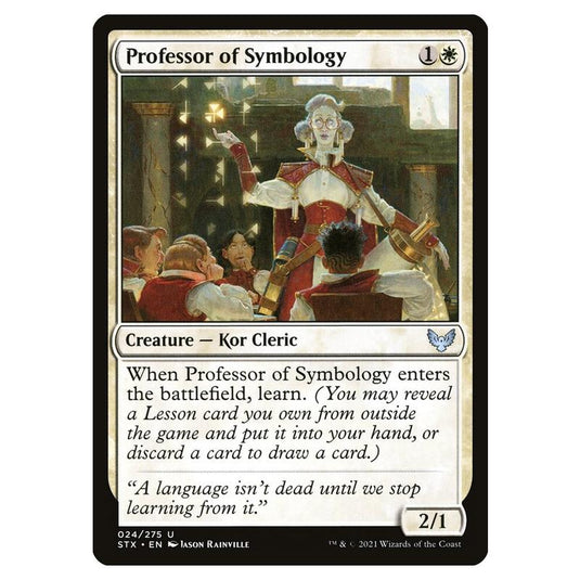 Magic The Gathering - Strixhaven: School Of Mages - Professor Of Symbology - 24/275 (Foil)