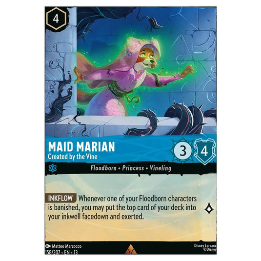 Lorcana - Attack of the Vine! - Maid Marian - Created by the Vine (Rare) - 158/207