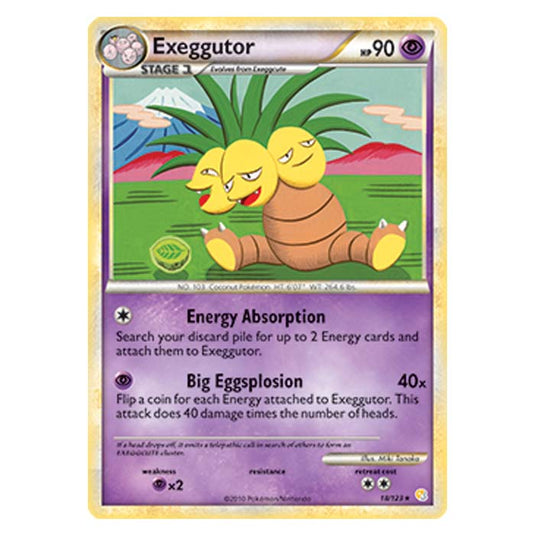 Pokemon - HGSS - Exeggutor - 18/123