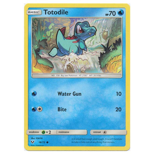 Pokemon - Shining Legends - Totodile - 18/73