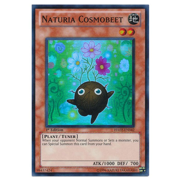 Yu-Gi-Oh! Naturia Cosmobeet Super Rare Card - Hidden Arsenal 2 Unlimited Edition - View #5