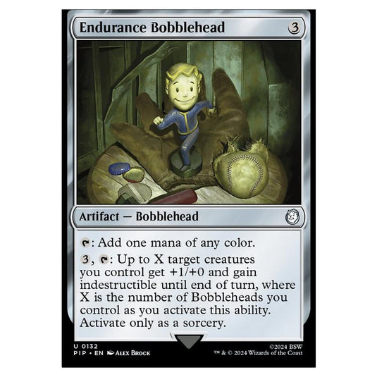 Magic The Gathering - Universes Beyond - Fallout - Endurance Bobblehead - 0132