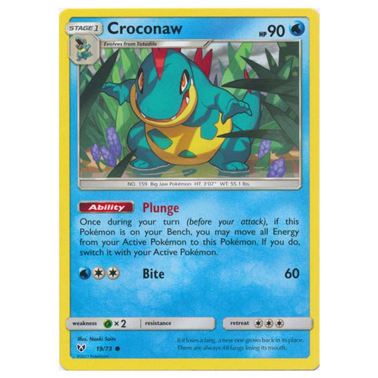 Pokemon - Shining Legends - Croconaw - 19/73