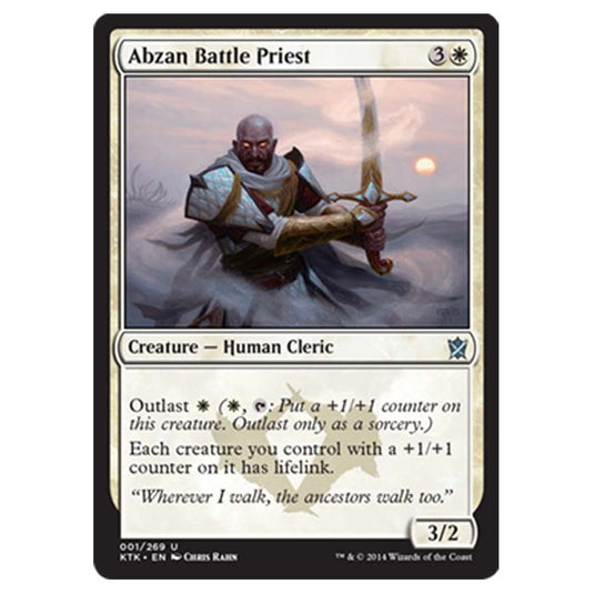 Magic the Gathering - Khans Of Tarkir - Abzan Battle Priest - 1/269