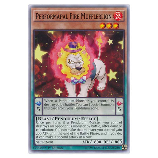 Yu-Gi-Oh! - Secrets of Eternity - Performapal Fire Mufflerlion - 1/99