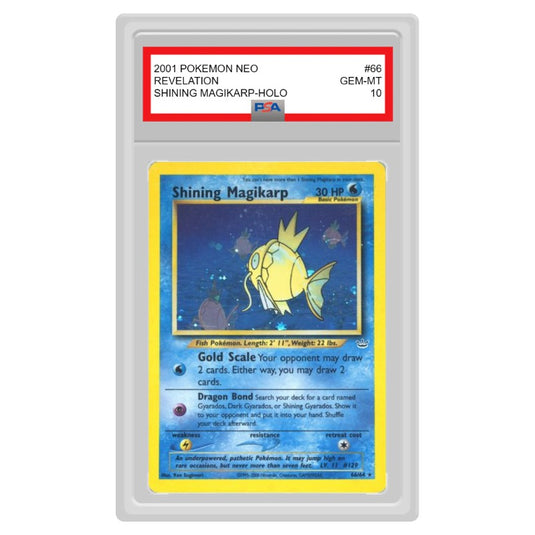 Pokemon - Neo - Neo Revelation - Shining Magikarp - 66/64 (Graded Card)