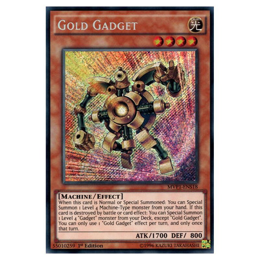 Yu-Gi-Oh! - Yu-Gi-Oh! The Dark Side of Dimensions Movie Pack Secret Edition - Gold Gadget (Secret Rare) MVP1-ENS18