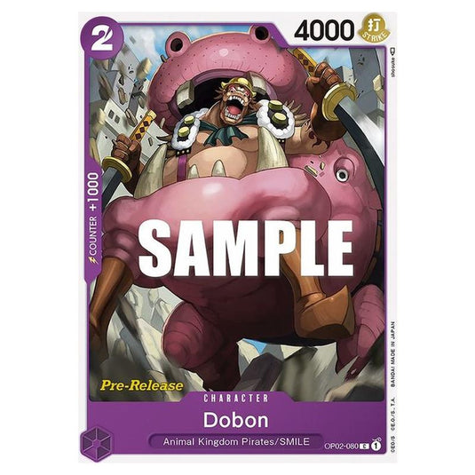 One Piece - OP-02: Paramount War Promos - Dobon - OP02-080
