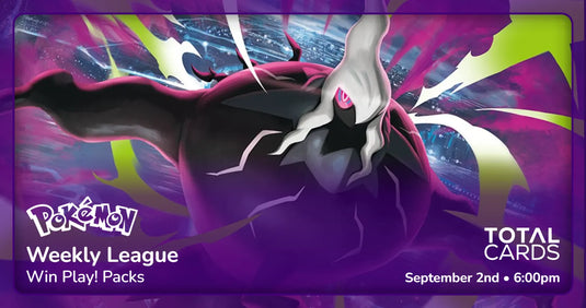 Pokémon - Weekly League Tournament - Wednesday 6pm (02/09/26)