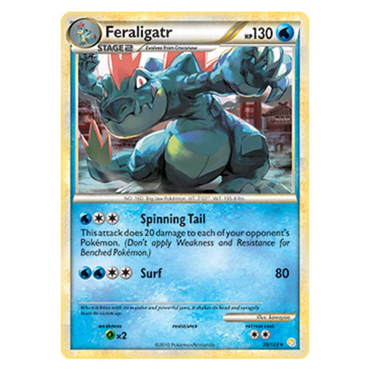 Pokemon - HGSS - Feraligatr - 20/123