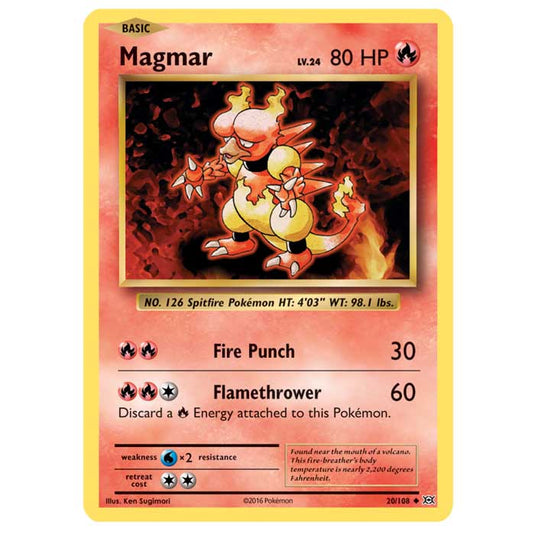 Pokemon - XY Evolutions - Magmar - 20/108