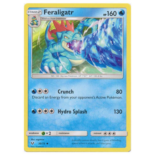 Pokemon - Shining Legends - Feraligatr - 20/73