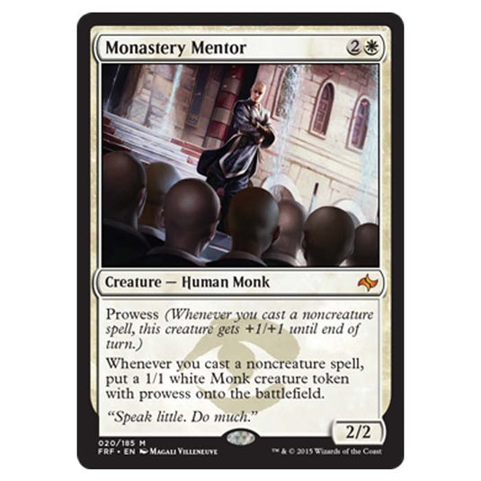 Magic the Gathering - Fate Reforged - Monastery Mentor - 20/185