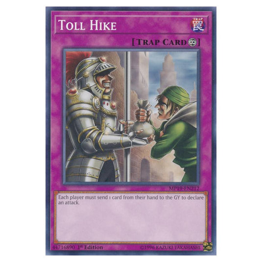 Yu-Gi-Oh! - 2019 Gold Sarcophagus Tin Mega Pack - Toll Hike (Common) MP19-EN212