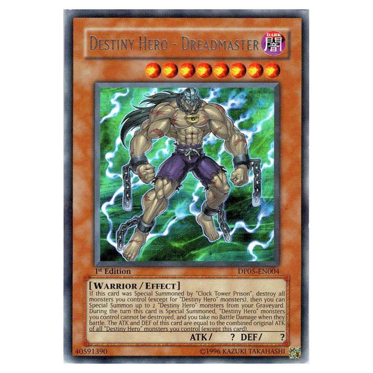 Yu-Gi-Oh! - Duelist Pack - Aster Phoenix - Destiny HERO - Dreadmaster (Rare) DP05-EN004
