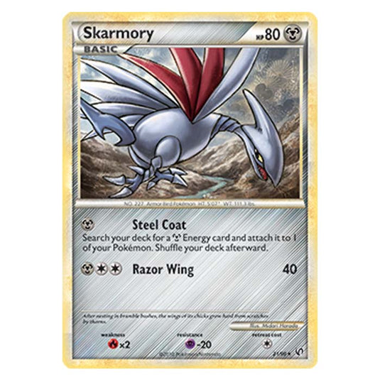 Pokemon - HGSS Undaunted - Skarmory - 21/90