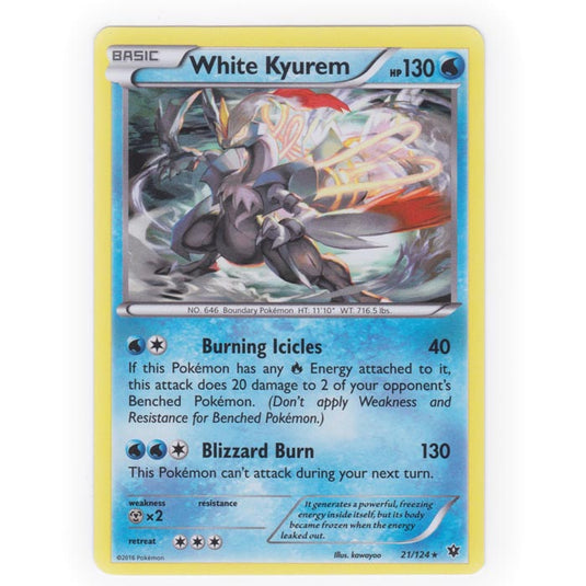 Pokemon - XY - Fates Collide - White Kyurem - 21/124