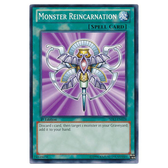 Yu-Gi-Oh! - Realm of Light Structure Deck - Monster Reincarnation (Common) SDLI-EN028