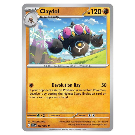 Pokemon - Mega Evolution - Chaos Rising - Claydol - 047/086