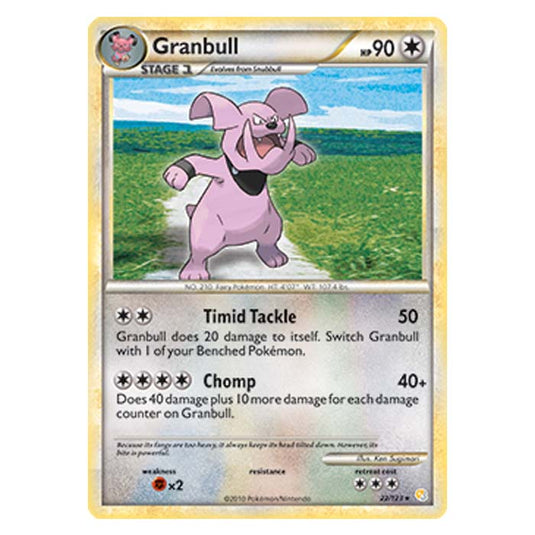 Pokemon - HGSS - Granbull - 22/123