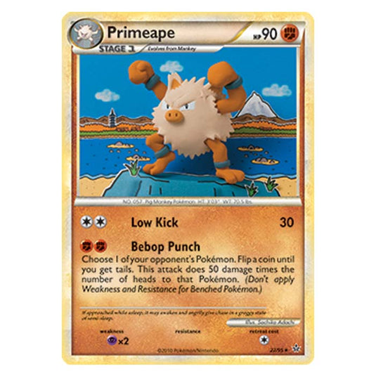 Pokemon - HGSS - Unleashed - Primeape 22/95