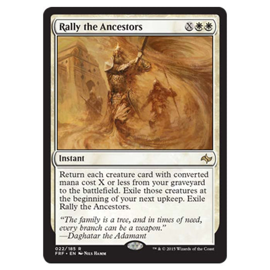 Magic the Gathering - Fate Reforged - Rally the Ancestors - 22/185