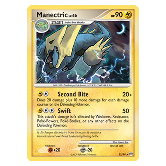 Pokemon - Platinum Arceus - Manectric - 22/99