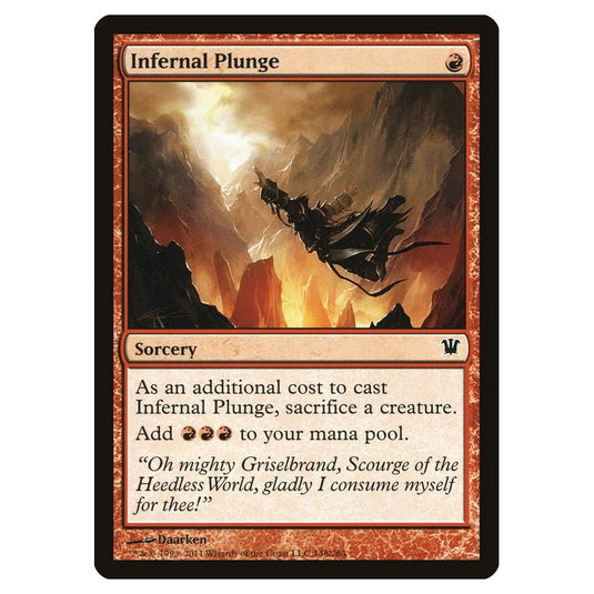 Magic the Gathering - Innistrad - Infernal Plunge - 148/264