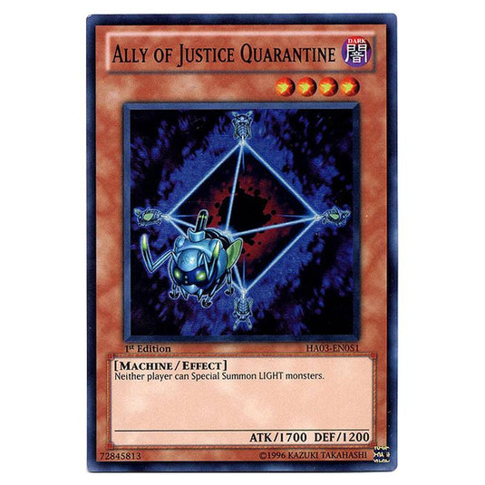 Yu-Gi-Oh! - Hidden Arsenal 3 - Ally of Justice Quarantine (Super Rare) HA03-EN051