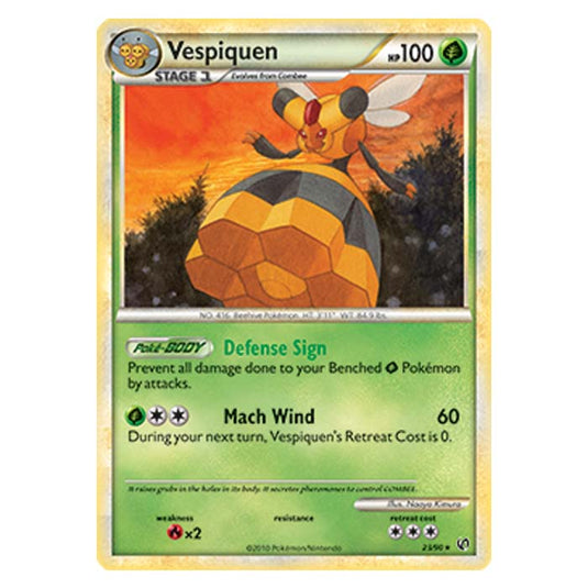 Pokemon - HGSS Undaunted - Vespiquen - 23/90