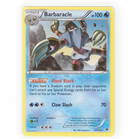 Pokemon - XY - Fates Collide - Barbaracle - 23/124