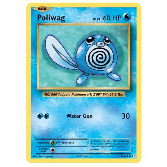 Pokemon - XY Evolutions - Poliwag - 23/108