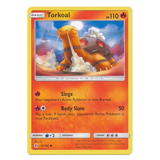 Pokemon - Sun & Moon - Base Set - Torkal - 23/149