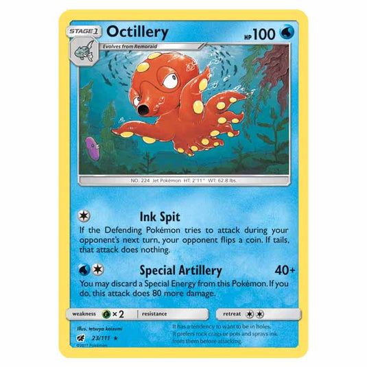 Pokemon - Sun & Moon - Crimson Invasion - Octillery - 23/111