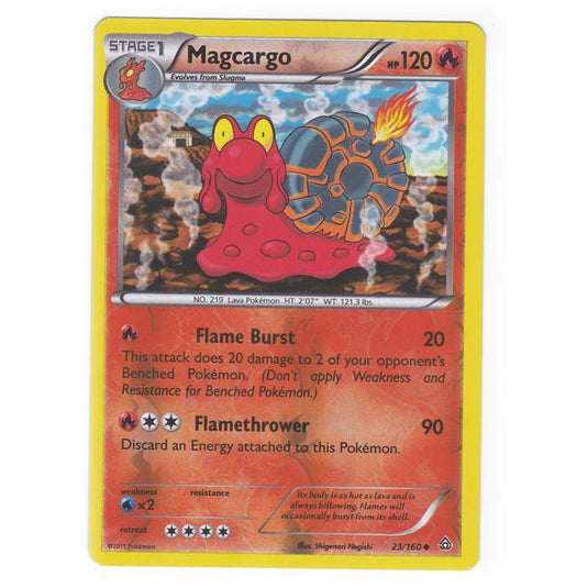 Pokemon - XY Primal Clash - (Reverse Holo) - Magcargo - 23/160