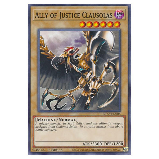 Yu-Gi-Oh! - 2-Player Starter Set - Ally of Justice Clausolas (Common) STAS-EN008